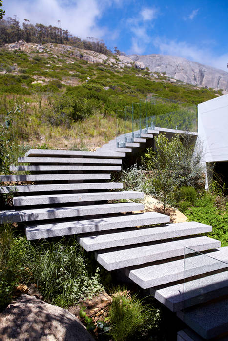 Head Road Glamour, Jenny Mills Architects Jenny Mills Architects Modern Garden stairs,staircase,landscaped,landscaping,context,grounded