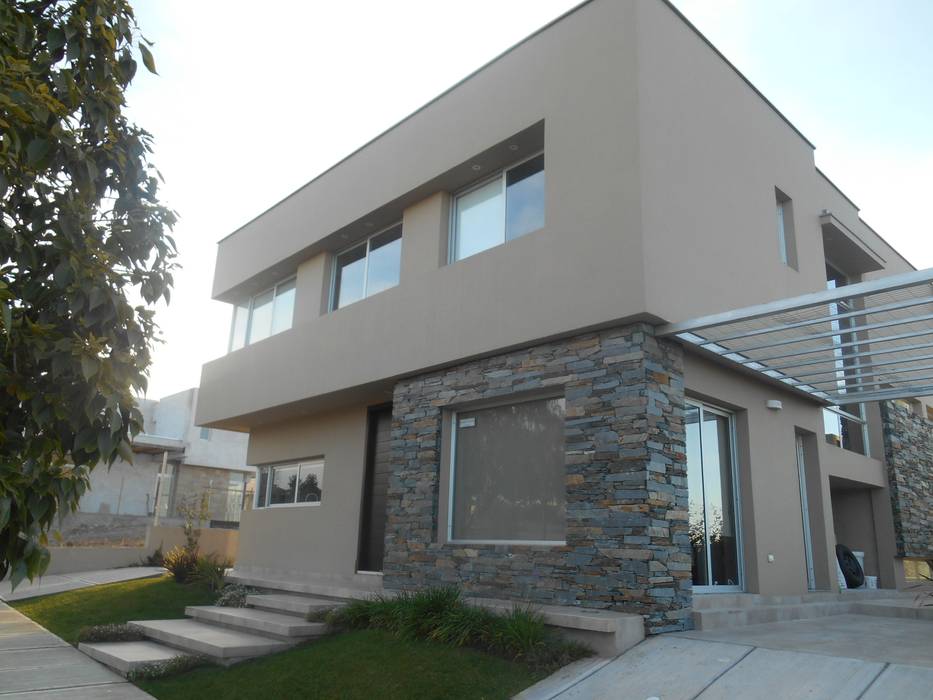 CASA DALVIAN LOS PUQUIOS, MABEL ABASOLO ARQUITECTURA MABEL ABASOLO ARQUITECTURA Casas de estilo moderno