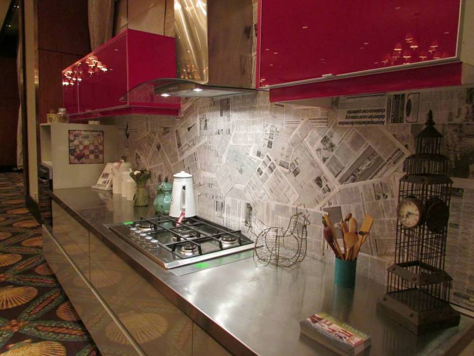 Ambientación cocina - comedor | COOKING FUN , G7 Grupo Creativo G7 Grupo Creativo Eclectic style kitchen