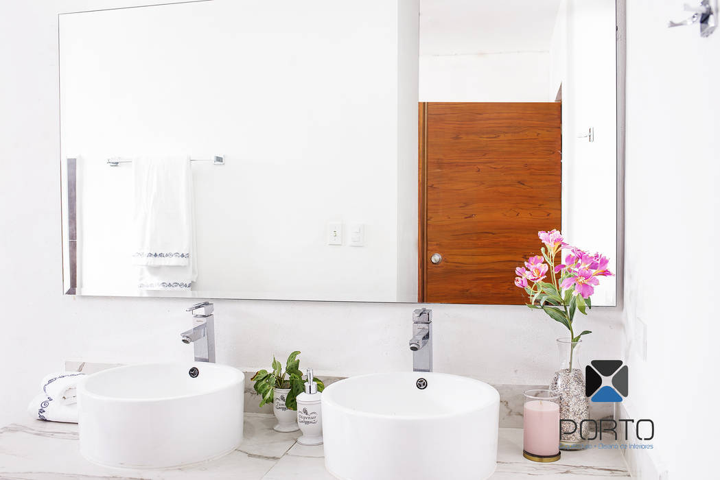 PROYECTO NN23, PORTO Arquitectura + Diseño de Interiores PORTO Arquitectura + Diseño de Interiores Modern Bathroom
