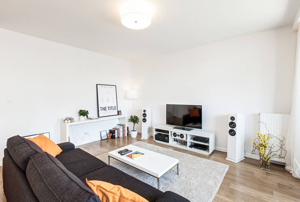 Clean Look, Perfect Space Perfect Space Minimalistische Wohnzimmer