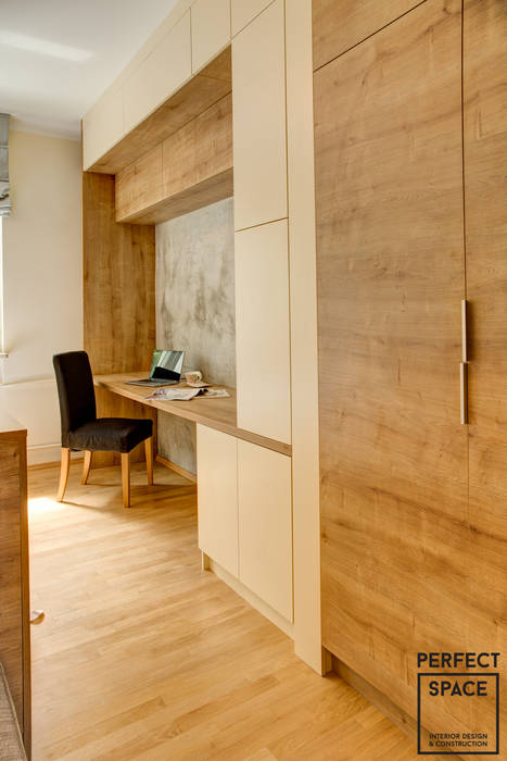 Mieszkanie dla singla, Perfect Space Perfect Space Modern style study/office