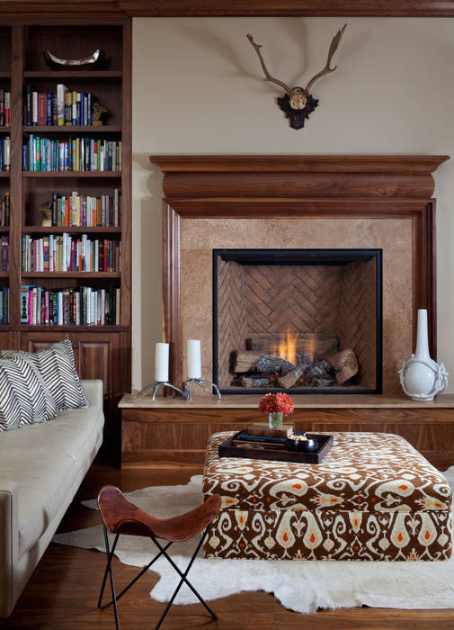 Cherry Creek Traditional with a Twist, Andrea Schumacher Interiors Andrea Schumacher Interiors オリジナルデザインの 書斎