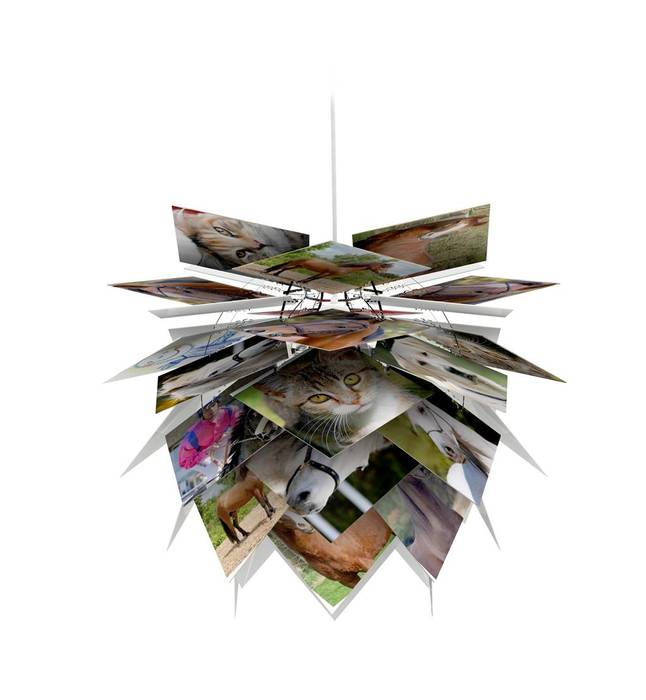 Create Your Own Illumin Pendant Light Little Mill House Salle à manger originale upcycled,recycled,paper,card,modern,light,pendant,lighting,hallway,living room,bedroom,personality,dining room,dining room