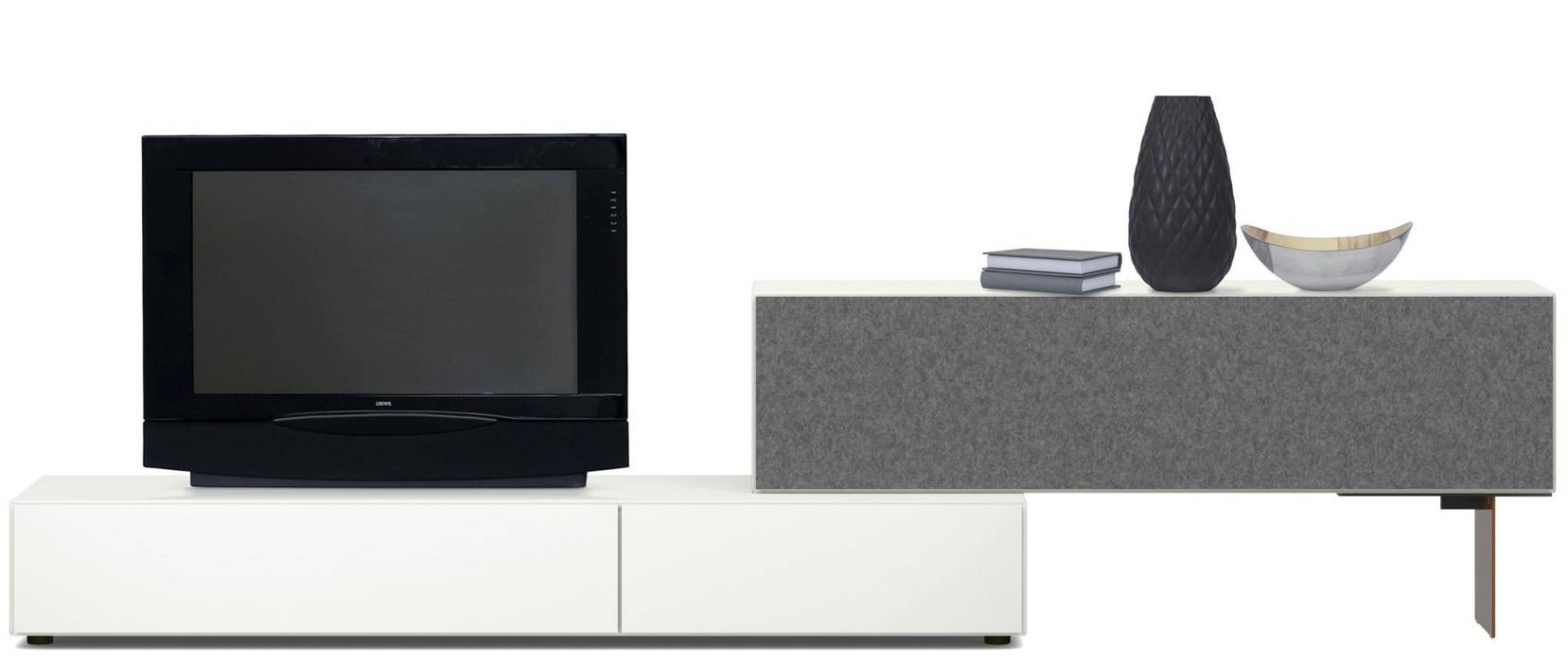 MODELO 10B - MUEBLE MODULAR - HOME THEATER 3 DECO Salas / recibidores Compuestos de madera y plástico