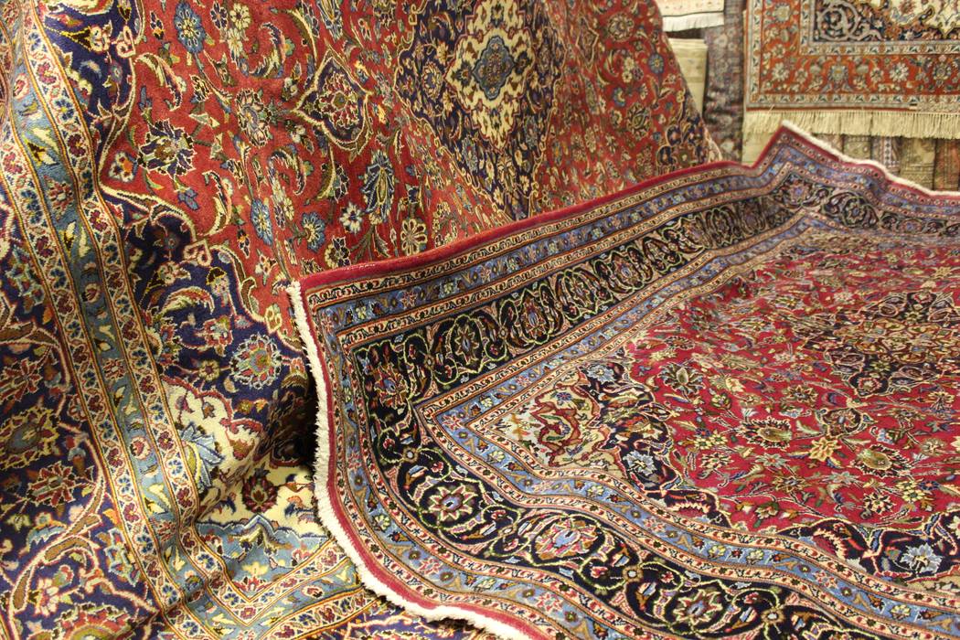 Hand Knotted Carpet, Capital Carpet Company Capital Carpet Company 地板 羊毛 Orange 地毯