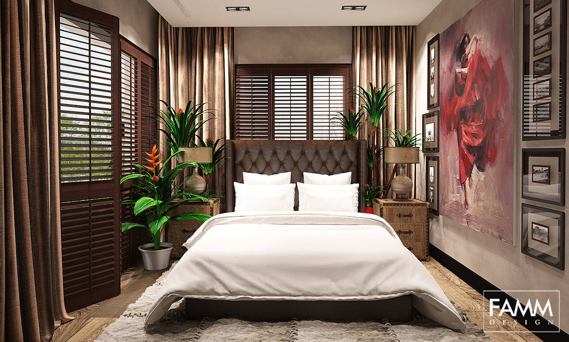 homify Colonial style bedroom