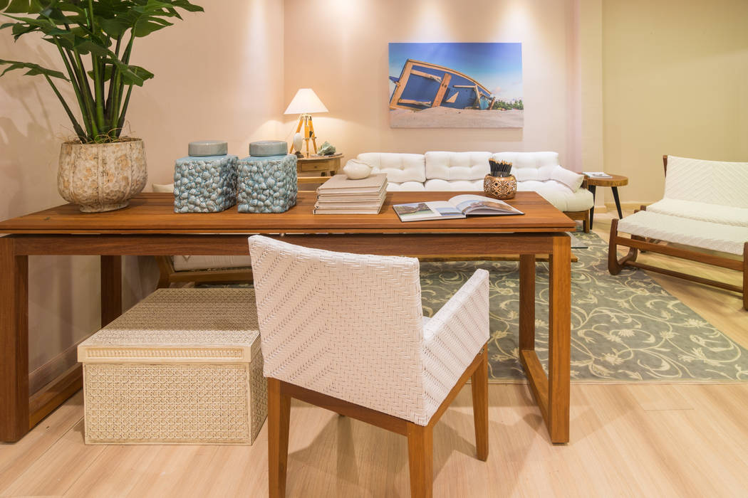 Mostra Mac Trends, Duo Arquitetura Duo Arquitetura Living room Solid Wood Multicolored
