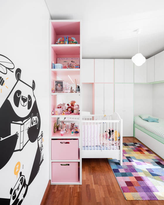 Apartamento Terraços da Ponte, Estúdio AMATAM Estúdio AMATAM Nursery/kid’s room