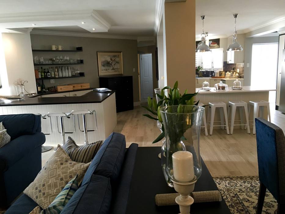 De Kelders Residence Hermanus Western Cape CS DESIGN Modern living room Bar Kitchen,Bar Kitchen