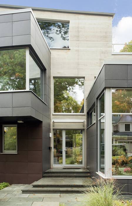 BROOKLINE MODERN RESIDENCE, ZeroEnergy Design ZeroEnergy Design Rumah Modern