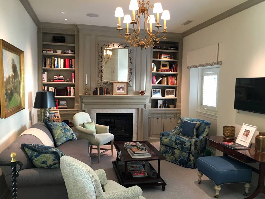 Kalorama Family Room Lighting Hinson Design Group Living room