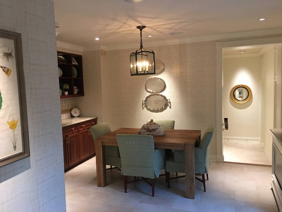 Kalorama Breakfast Room Lighting Hinson Design Group Kitchen