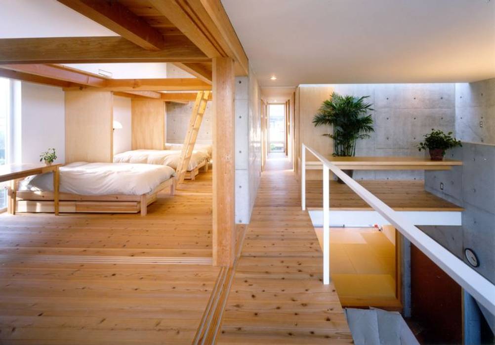 七郷の家, FrameWork設計事務所 FrameWork設計事務所 Modern style bedroom