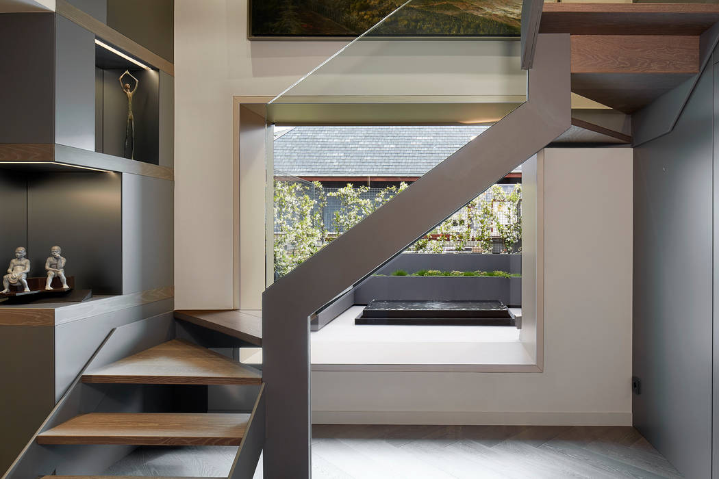ÁTICO VIBAR, Molins Design Molins Design Modern Corridor, Hallway and Staircase