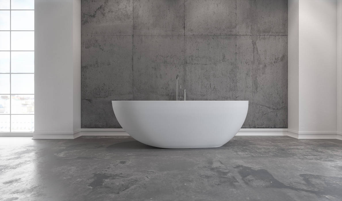 Copenhagen Bath - Hammershus Badewanne homify Skandinavische Badezimmer Badewanne,Architektur,freistehende Badewanne,Design,Denmark,Skandinavia,nordisches Badezimmer,Dänemark,Kopenhagen,Kopenhagen ',Wannen und Duschen