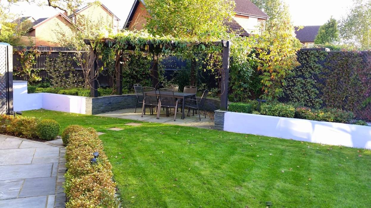 Contemporary garden design Bracknell, Berkshire, UK Linsey Evans Garden Design Сад в стиле модерн Garden Design,Berkshire,Contemporary Garden,Garden Ideas,Small Garden Design,Landscape Design