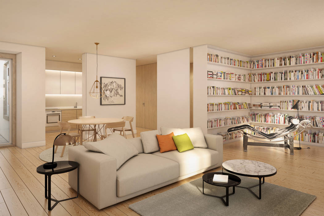 Zona De Estar : Zona de estar. - Vivienda orientada hacia la luz