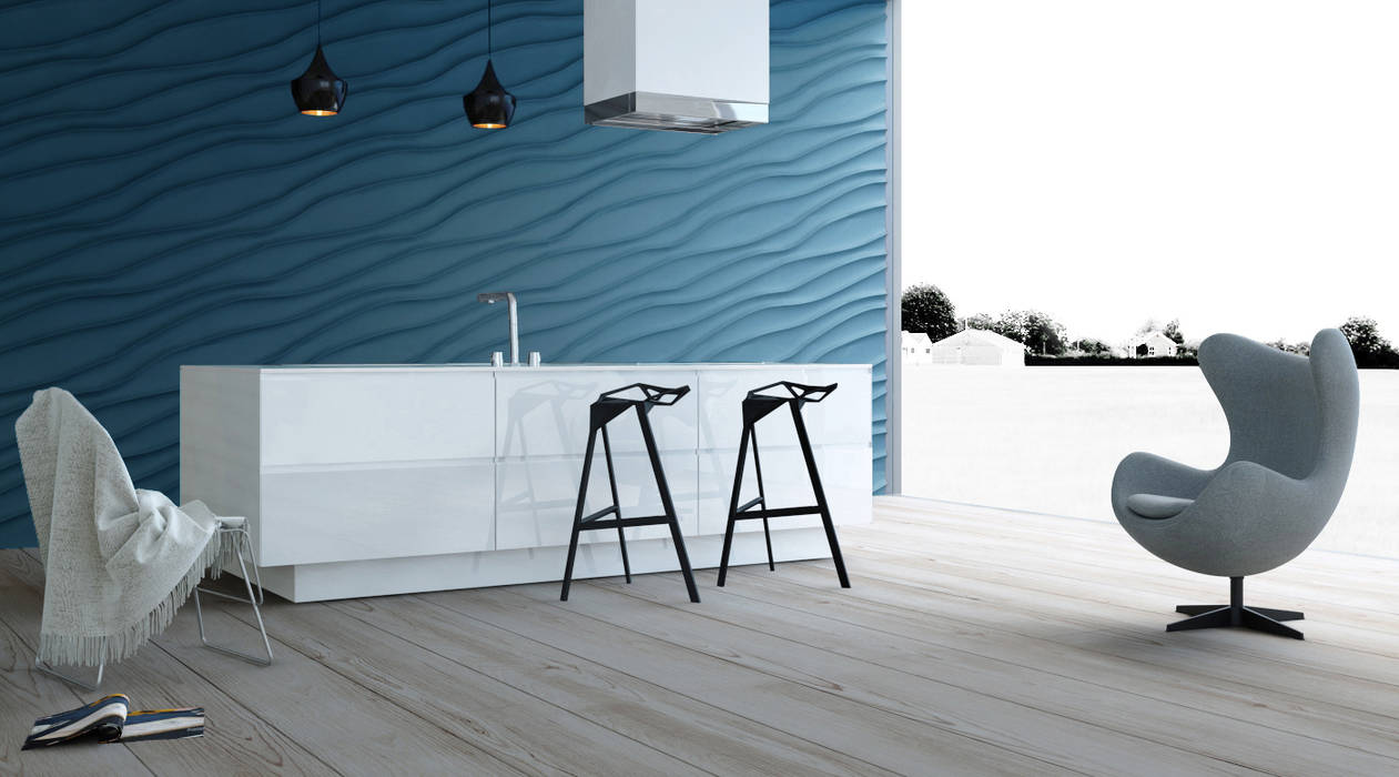 Modern Kitchen By Artpanel 3d Wall Panels Modern Homify