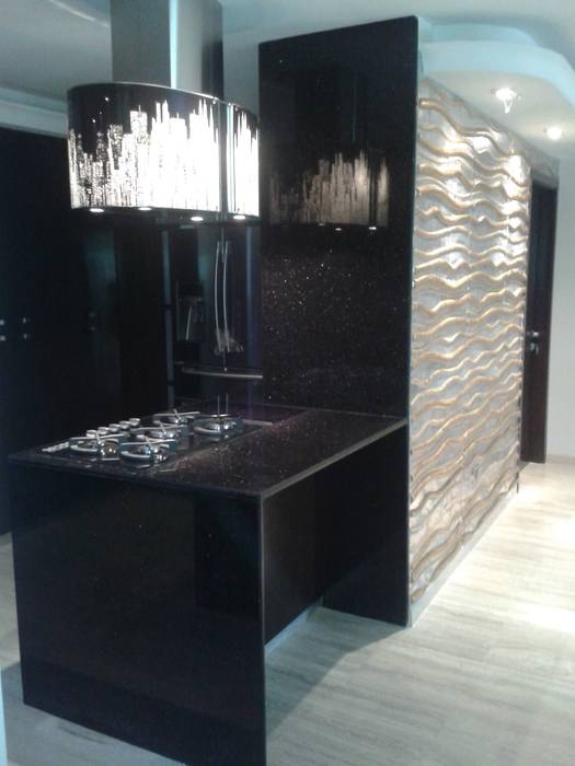 REMODELACIÓN DE APARTAMENTO SL, CelyGarciArquitectos CelyGarciArquitectos Kitchen Granite