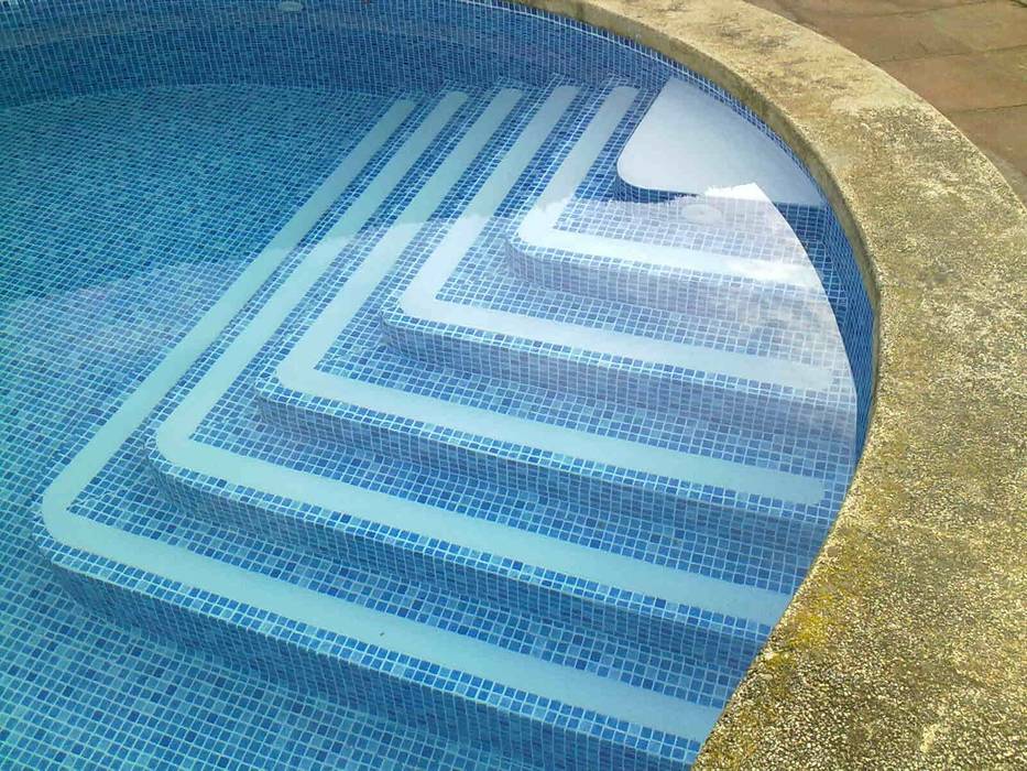 Renovación de piscina con sistema de lámina armada de PVC, Diaz Pools Diaz Pools