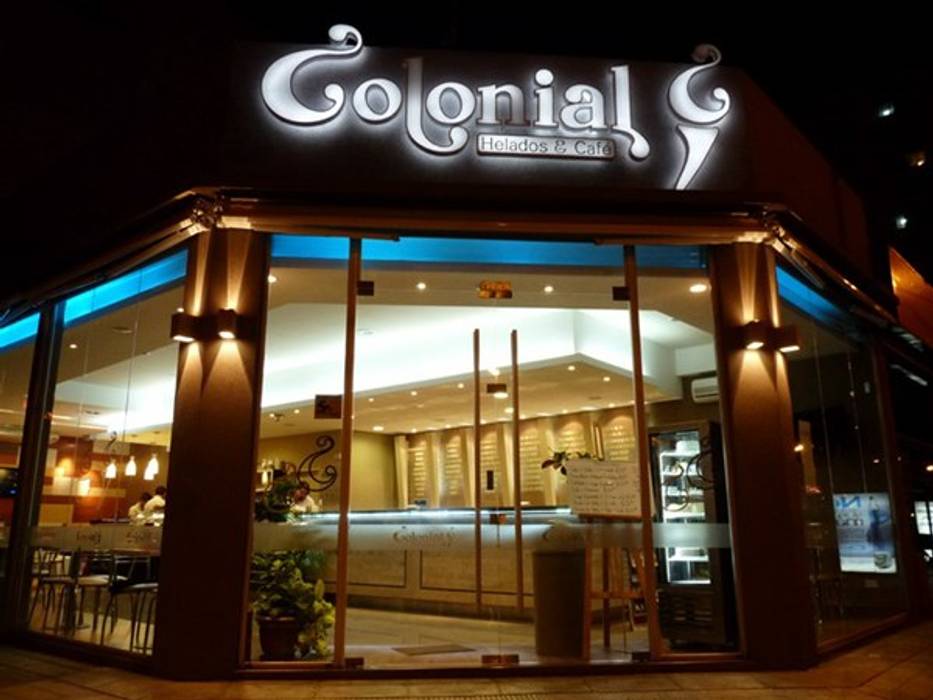 Iluminación Led Colonial, Helados y Café, Iluminación LED Iluminación LED コロニアルな 家