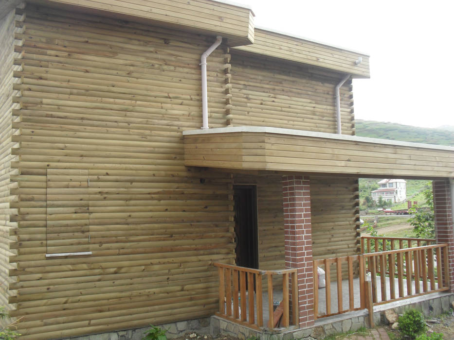 Yayla Evi, Gürsoy Kerestecilik Gürsoy Kerestecilik Rustic style house Wood Wood effect
