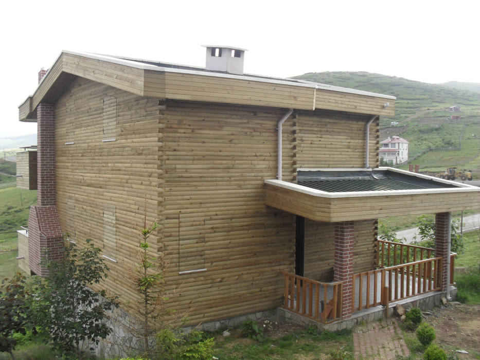 Yayla Evi, Gürsoy Kerestecilik Gürsoy Kerestecilik Rustic style house Wood Wood effect