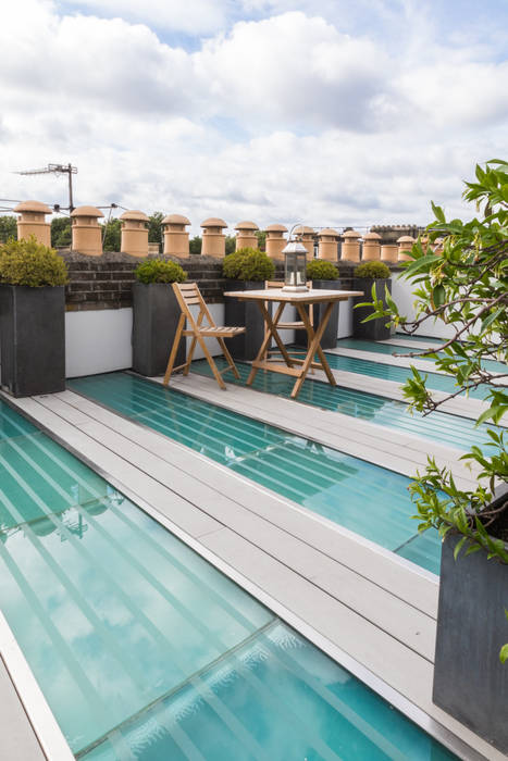 Kensington, SW5 - Renovation, TOTUS TOTUS Modern balcony, veranda & terrace