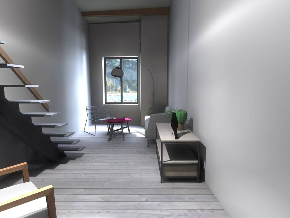 CASSIS, Claire de Bodinat / Archidesign Claire de Bodinat / Archidesign Modern living room