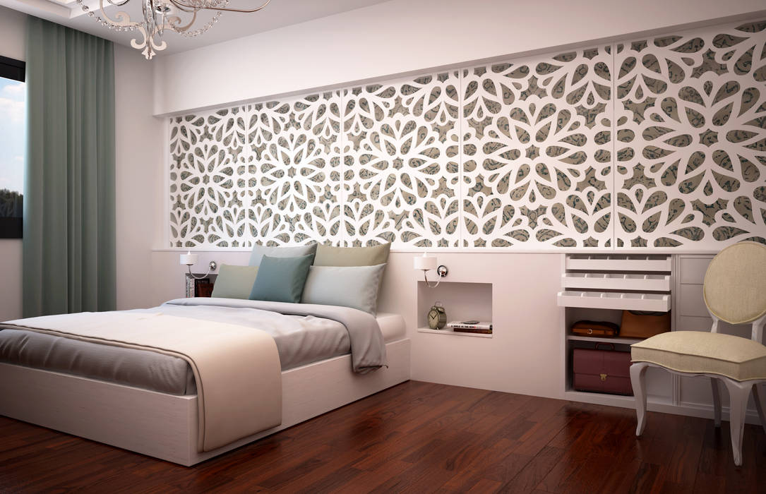 Infografías 3d para vivienda unifamiliar, A3D INFOGRAFIA A3D INFOGRAFIA Classic style bedroom