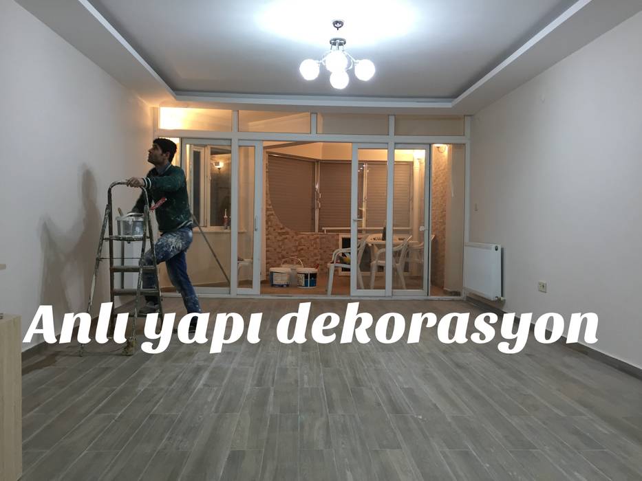 anlı yapı, anlı yapı dekorasyon anlı yapı dekorasyon Salones de estilo moderno Muebles de televisión y dispositivos electrónicos