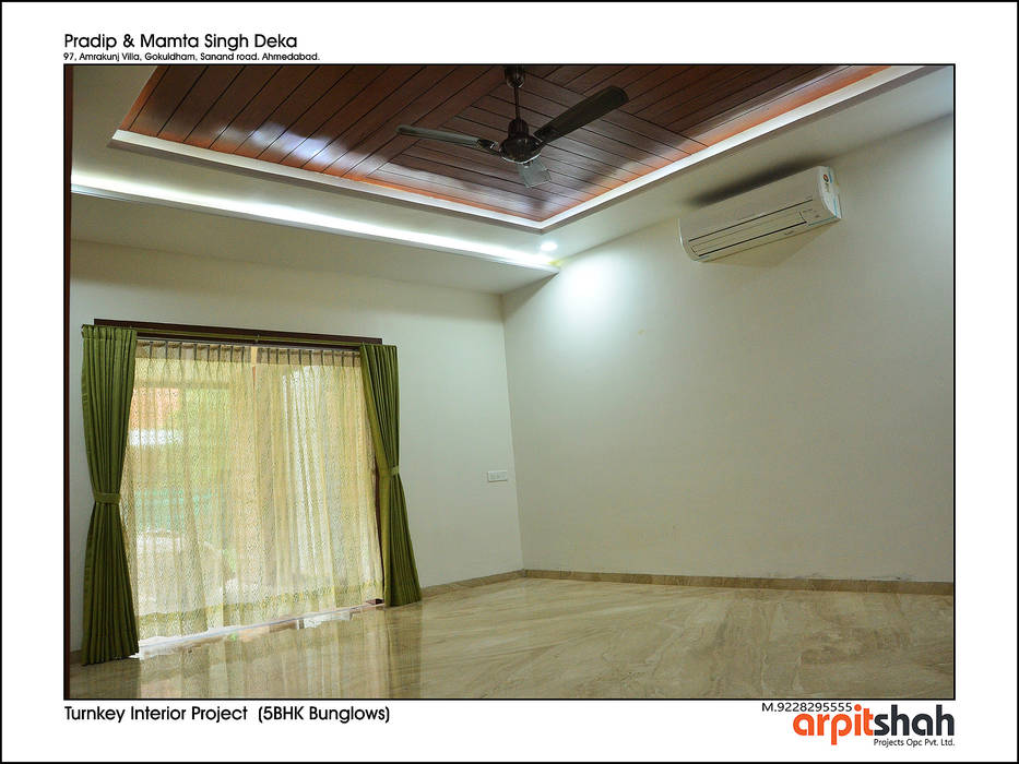 Pradipbhai Deka@Gokuldham, ARPIT SHAH PROJECTS OPC PVT LTD.: modern by ARPIT SHAH PROJECTS OPC PVT LTD.,Modern