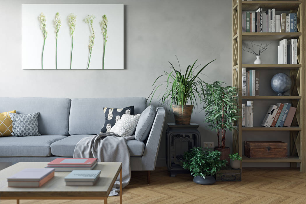 OLMO Flat-Taganka 60m2, Tim Gabriel Design Tim Gabriel Design Living room