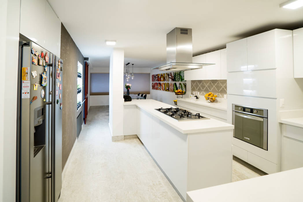 COCINA EN CDMX II, HO arquitectura de interiores HO arquitectura de interiores Кухня