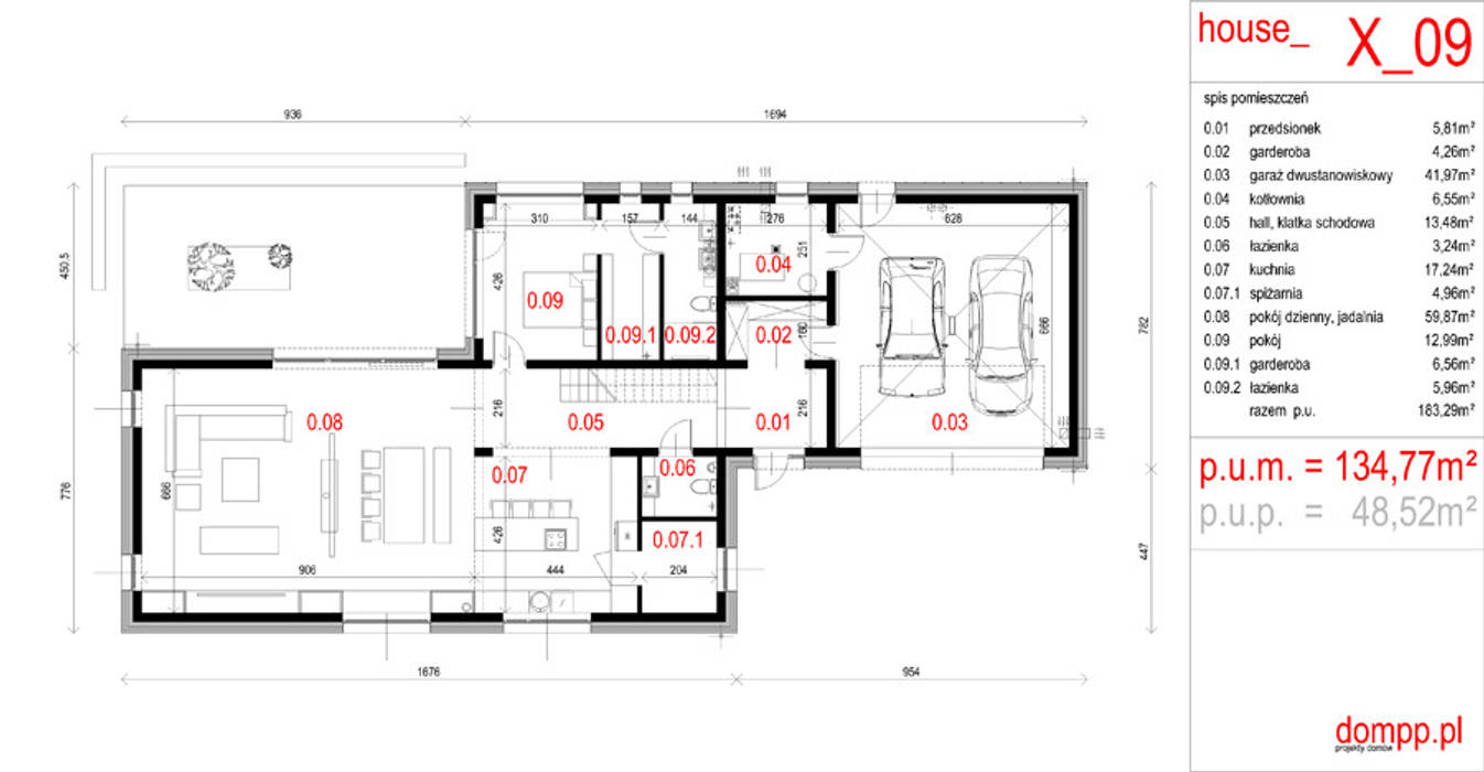 modern by Majchrzak Pracownia Projektowa, Modern