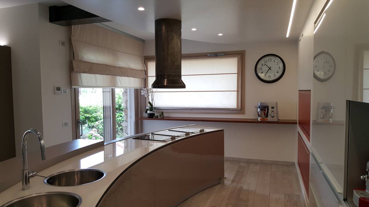 Arredamento Villa, Studio Ph09 (progress house) Studio Ph09 (progress house) ห้องครัว เคาน์เตอร์ครัว