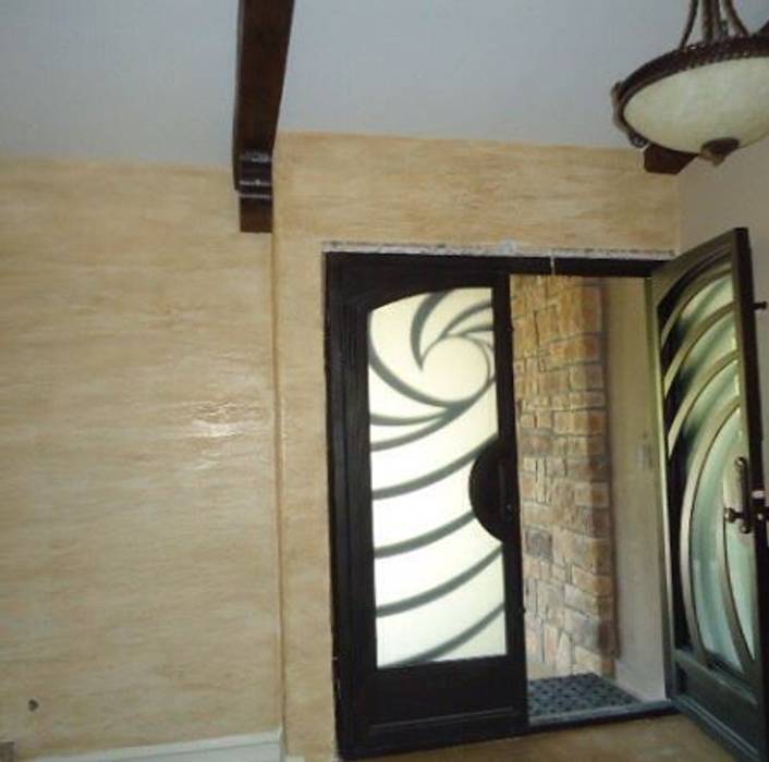 Petrified Wall Design Interior Entrance, Meoded Paint and Plaster Meoded Paint and Plaster 牆面 石灰岩