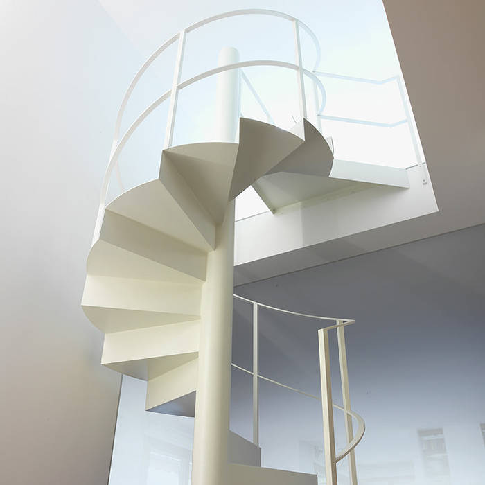 Scala a chiocciola realizzata da niva-line ingresso ...