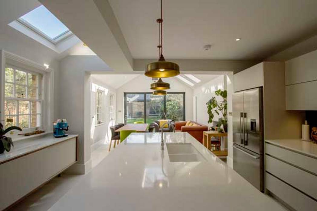 The stunning garden view kitchen extension and remodel, Cube Lofts Cube Lofts Modern kitchen