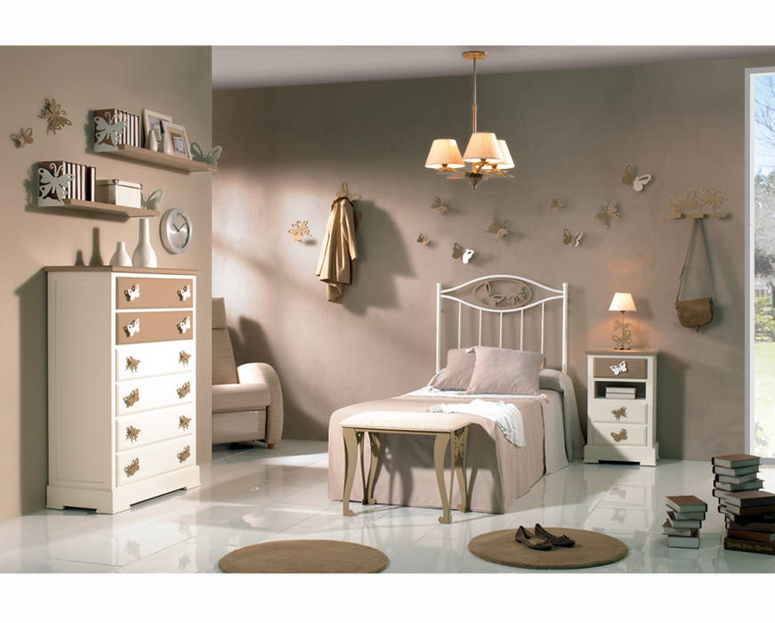 LA CAMA DE MI PRINCESA, Muebles Soliño Muebles Soliño Country style nursery/kids room Iron/Steel