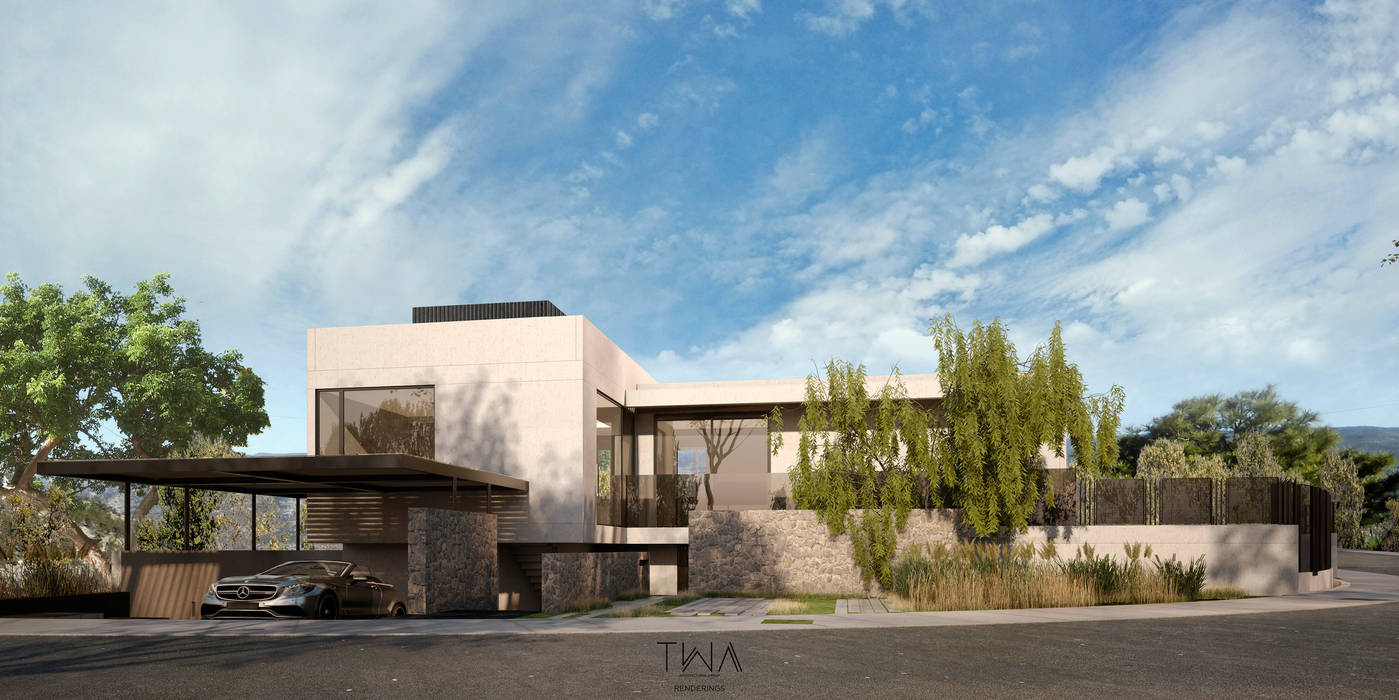 Casa del Río, TW/A Architectural Group TW/A Architectural Group Modern Houses