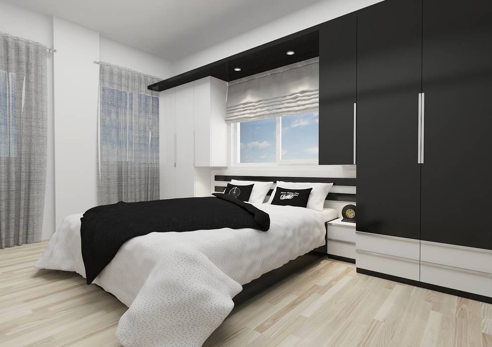 Bm, yatak odası pratikiz mimarlik/ architecture minimalist
