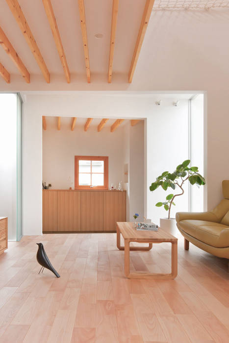 Yamashina House, ALTS DESIGN OFFICE ALTS DESIGN OFFICE Casas de estilo escandinavo Madera Acabado en madera