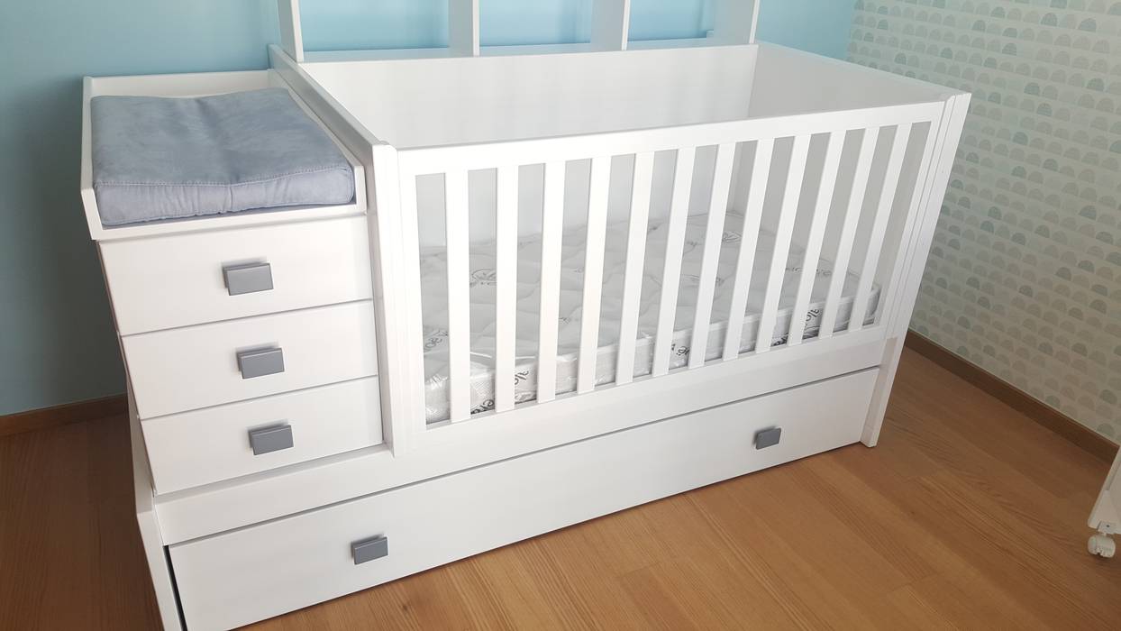 Berço convertivel - Quarto Bebé FlyBaby Quartos de rapaz Camas e berços