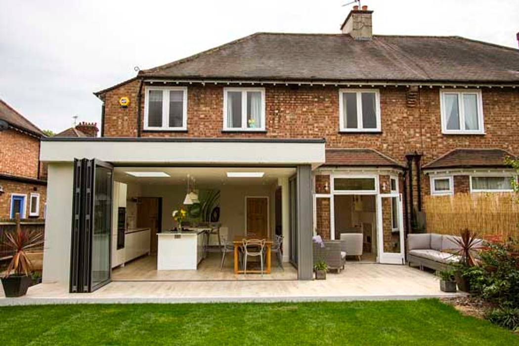 Kitchen Extension – Strawberry Hill, Twickenham, Cube Lofts Cube Lofts Cucina moderna