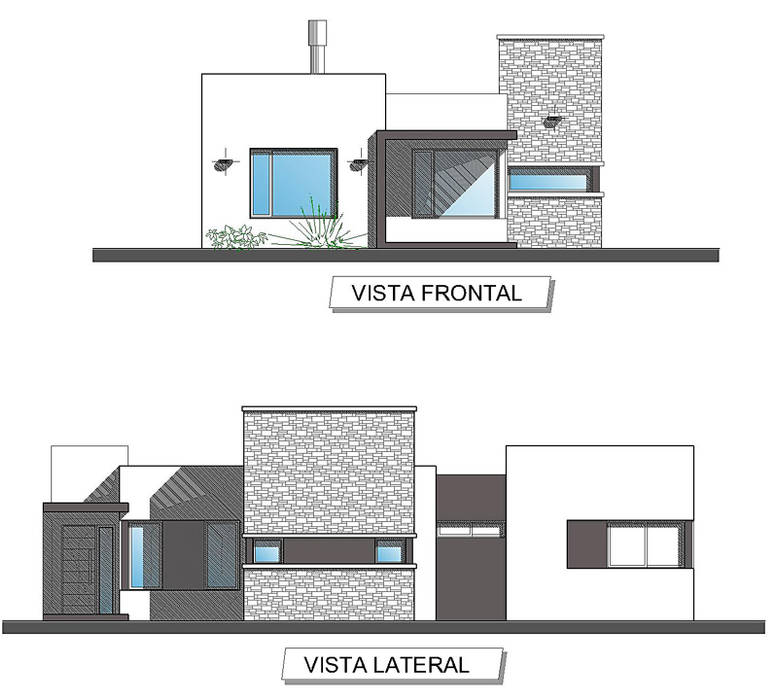 Vivienda unifamiliar en Puán, Proyectos y Planos Online Proyectos y Planos Online