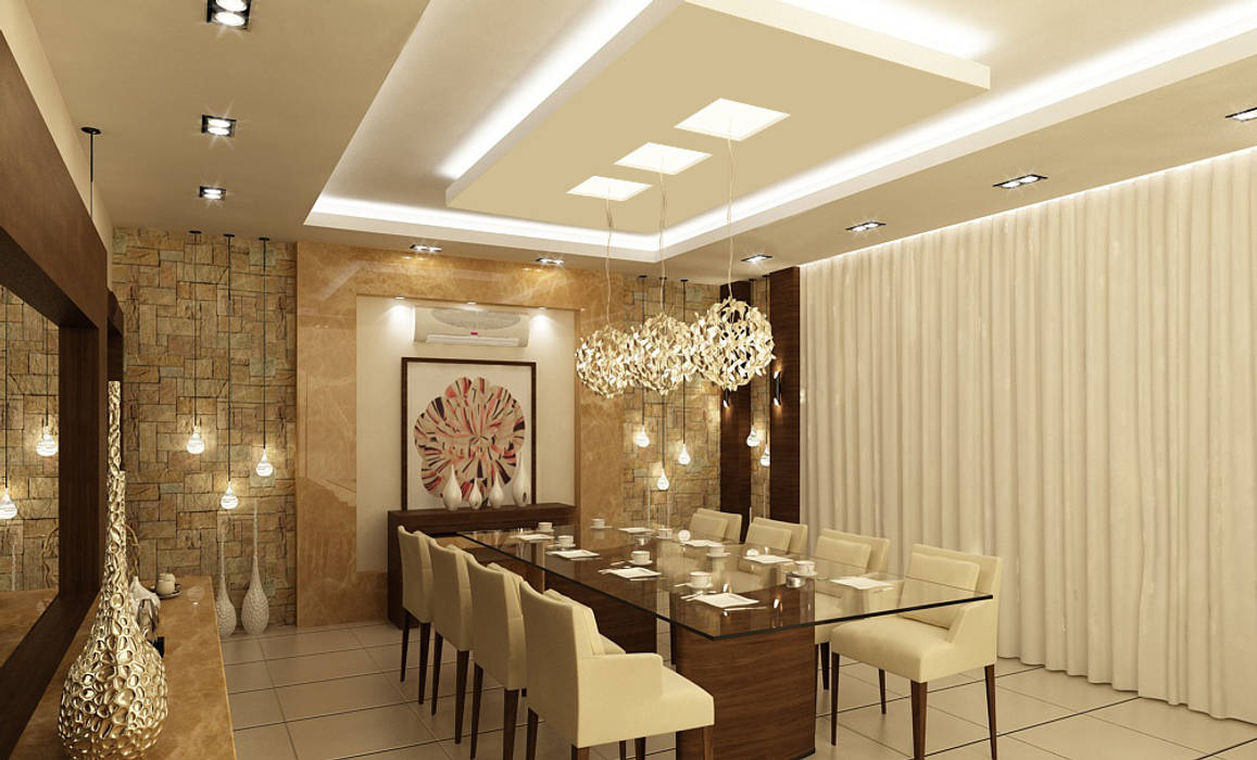 تصاميم داخلية فيلا سكنية (1), rashaatalla rashaatalla Modern dining room Tables