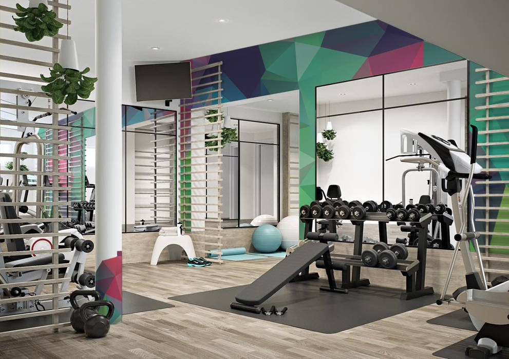 Lost in colors Pixers Modern gym wall mural,wallpaper,wall decal