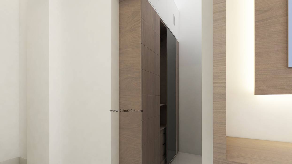 Walkin Wardrobe- Guest Room Ghar360 wardrode,sliding storage unit